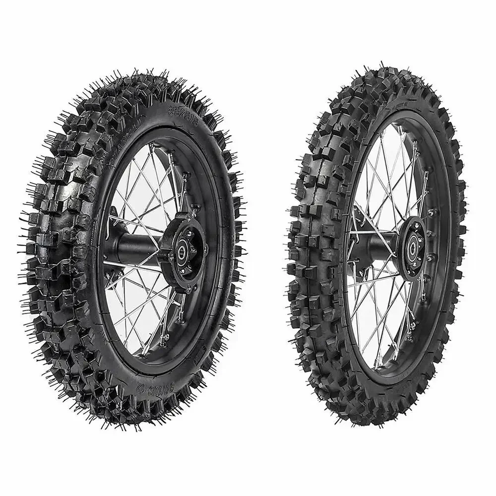 TDPRO 15mm 60/100-14 Front Wheel Tire Rim Or 80/100-12 Rear Wheel Tire Rim For CRF50 XR SSR110 125 Pit Bike