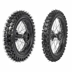 TDPRO 15mm 60/100-14 Front Wheel Tire Rim Or 80/100-12 Rear Wheel Tire Rim For  CRF50 XR SSR110 125 Pit Bike