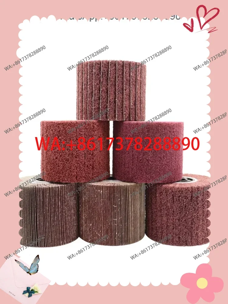 Steel wire drawing wheel (0.3 wire), stainless steel special wool nylon sandcloth  metal copper imported fiber polishing wheel