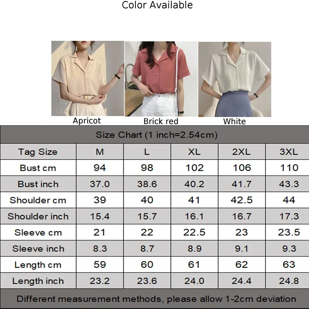 Short Sleeve Loose Shirt For Women Shirts Womenswear Blouse 2024 New Arrival Drop-shipping