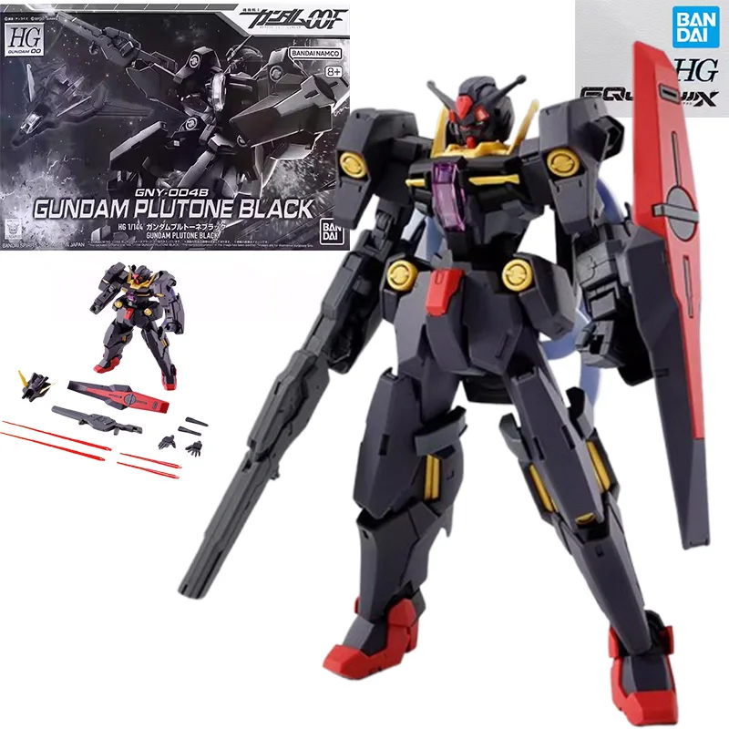 

Оригинальная Bandai HGGNY-004B GUNDAM PLUTONE, черная аниме-фигурка робота, Коллекционная сборная модель, игрушки, орнамент, подарок для детей