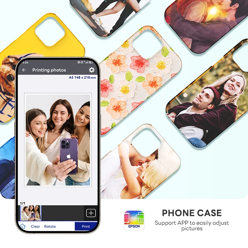 TUOLI TL-X9 Mobile Phone Case Printer Wifi APP Online Customize DIY Machine Sublimation Blanks Printing