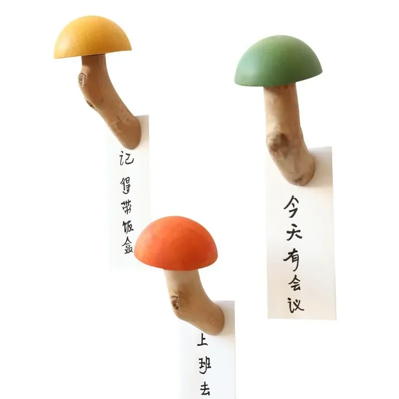 

Cute little mushroom refrigerator sticker, creative and unique housewarming home gift log personalized home use