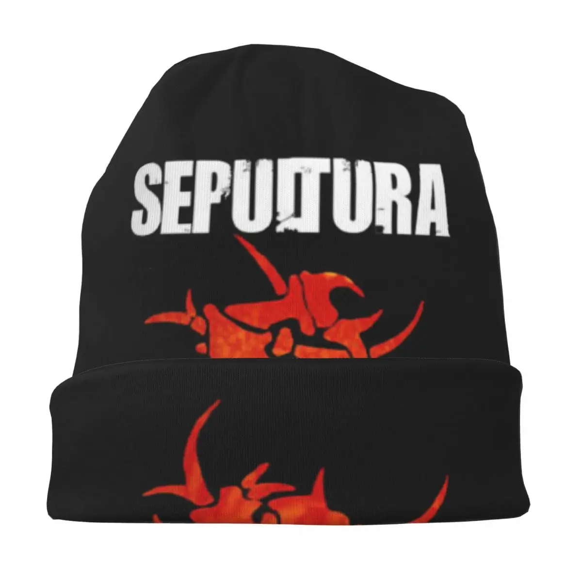 Sepultura Beanie Hats Sepultura Cool Caps Men Women Kpop Knitted Hat Autumn Winter Printed Head Wrap Beanie Hats