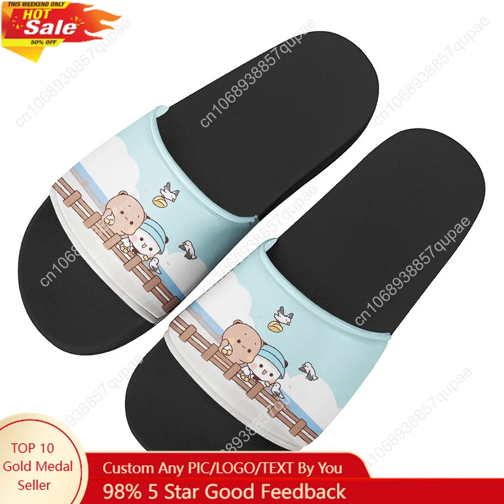 

Cartoon Animation Bubu Dudu Slippers Home Outdoor Casual Water Shoes Men Women Teenager Beach Pool Sandals Summer Slipper