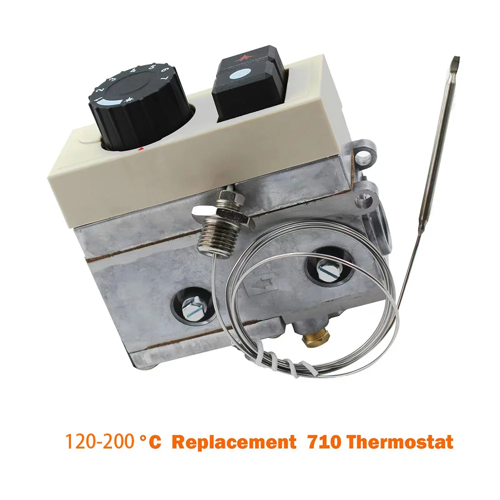 Universal Gas Valve Gas Stove Controller Temperature Range 120-200℃ For Gas Fryer