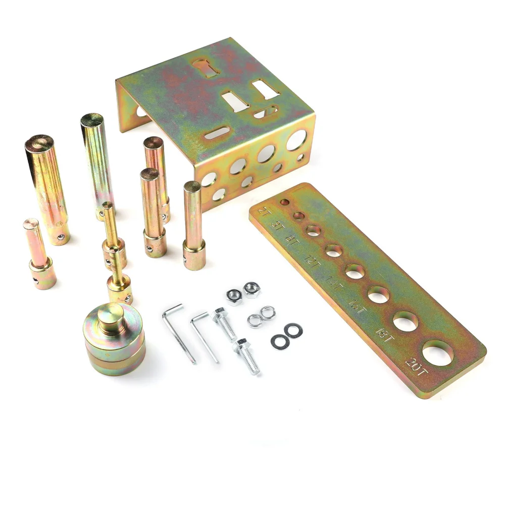 

Гидравлический автомобильный пресс емкостью 2-20 тонн, 8-контактные адаптеры памяти, в комплекте, инструмент для ремонта автомобиля, сверхмощное металлообрабатывающее оборудование