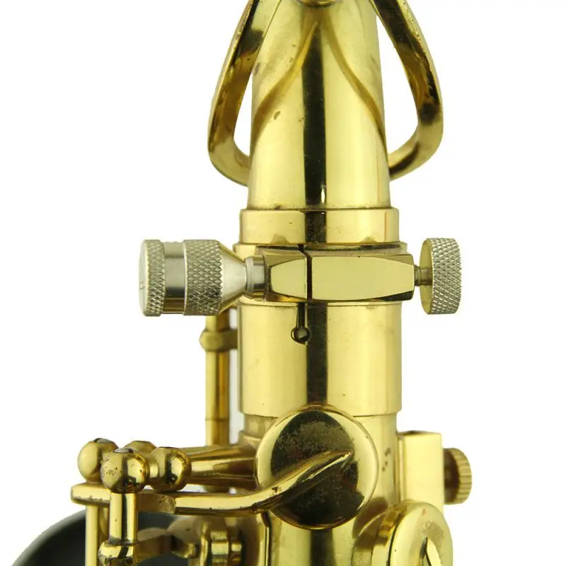 High pitched, mid-range, tenor, saxophone, curved neck tube, fixing screw, fixing screw, white copper 4-5 millimeters