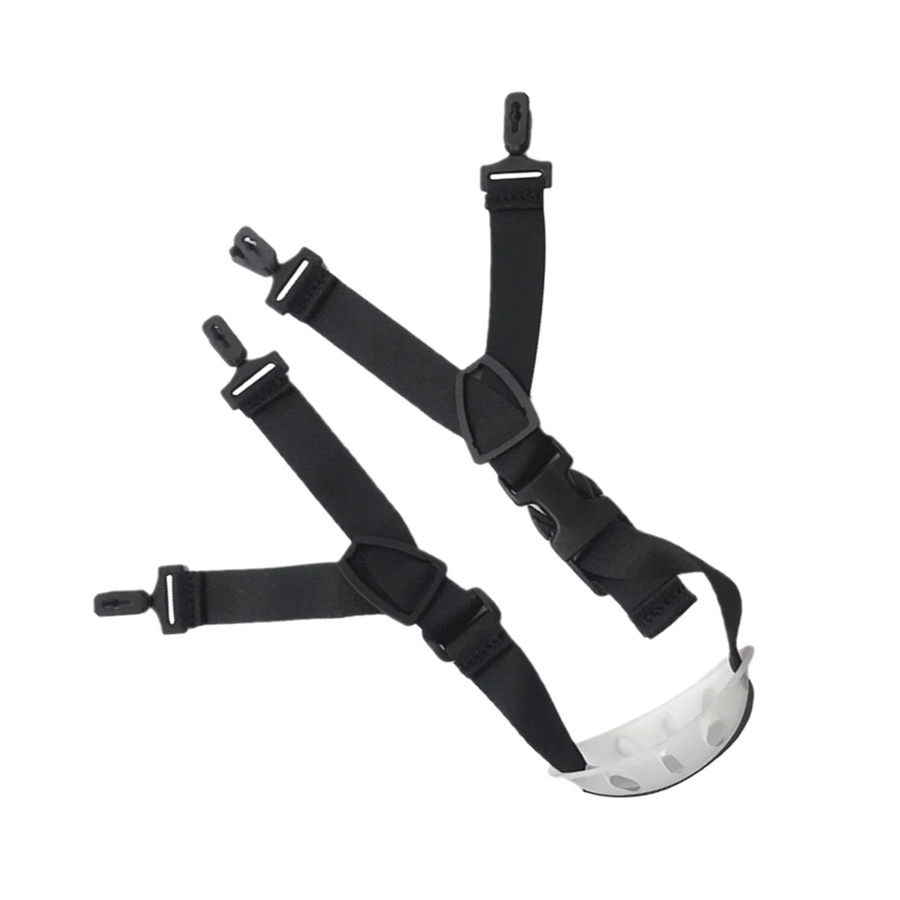 

Safety Strap Elastic Chin Cup Adjustable Buckle Lightweight Black Riding Fixing Straps Protective