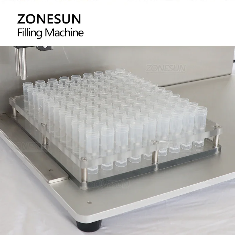 ZONESUN Automatic Ceramic Plunger Pump Liquid Filling Machine