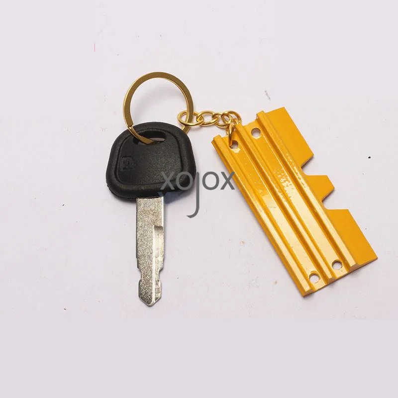 XOJOX For Sany Excavator Door Lock Small Accessories Ignition Car Start Key Decorative Chain Plate High Quality parts