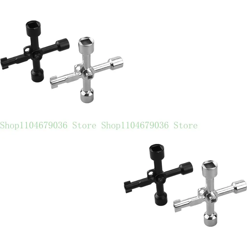 652F 4 -Wege -Dreiecksschlüsselschlüssel für Zug elektrischer Aufzugsschrank professionelle Dreieckschlüsselwerkzeug