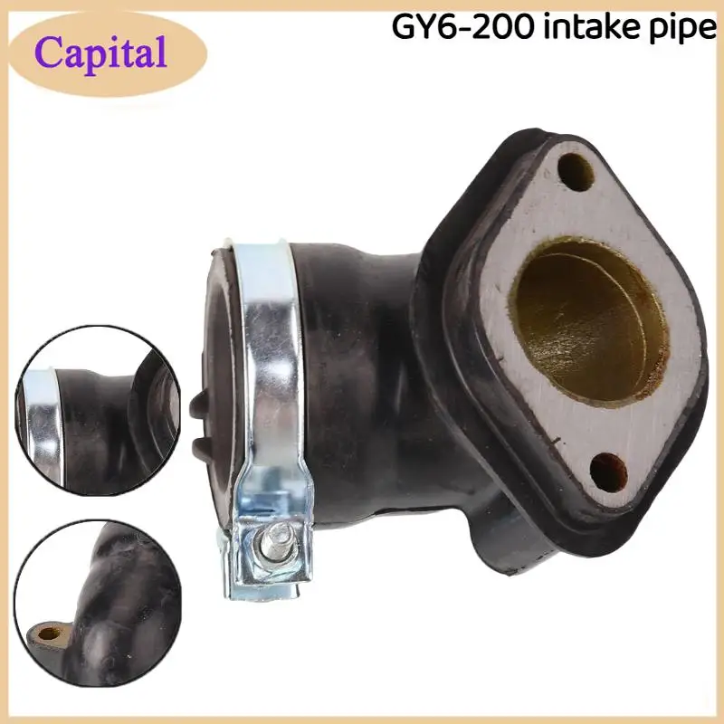 Tubo de Admisión GY6 200CC para Motor de Scooter GY6 200CC Spacy, ATV, Go Kart, Carburador, Colector de Admisión