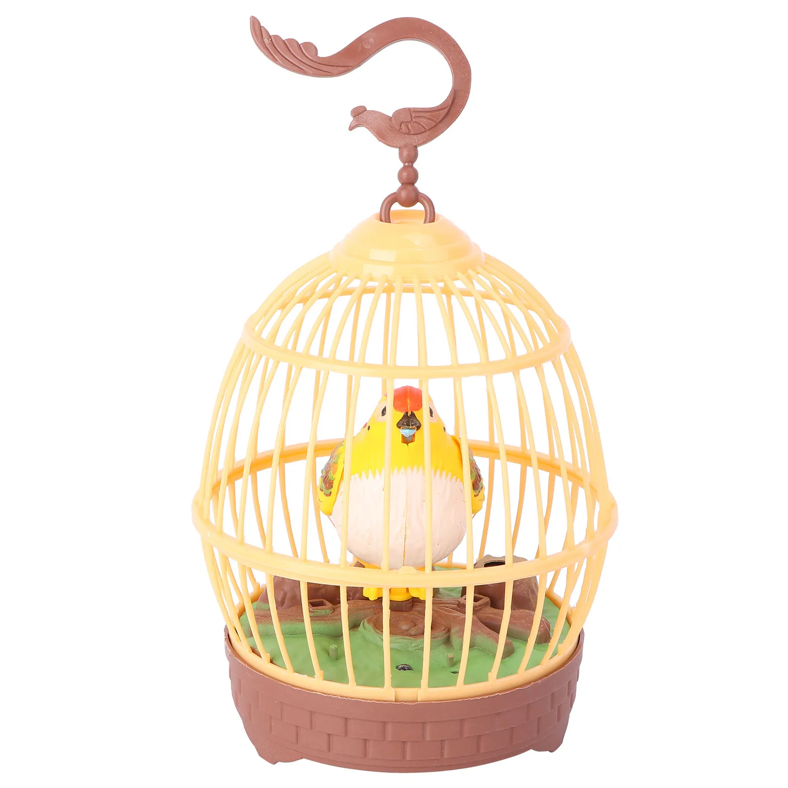 

1Pcs Simulation Birdcage Plaything Sound-Sensitive Mini Cage for Children Safe Odorless Waterborne Finish Enhances Auditory