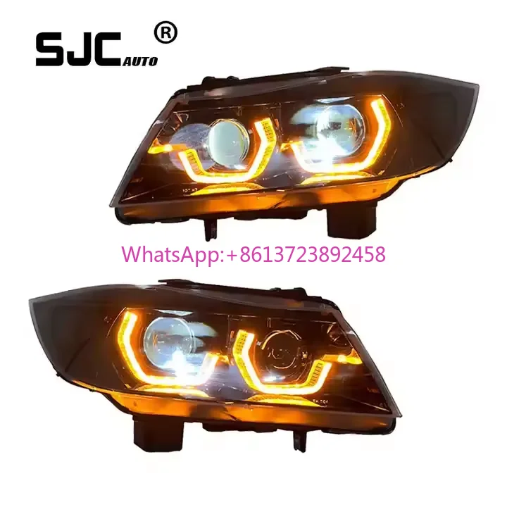 

Auto Accessories LCI LED Headlights Assembly for BMW E90 3 Series M3 318 320 325 2005-2012 LED Front Daytime Running Lamps