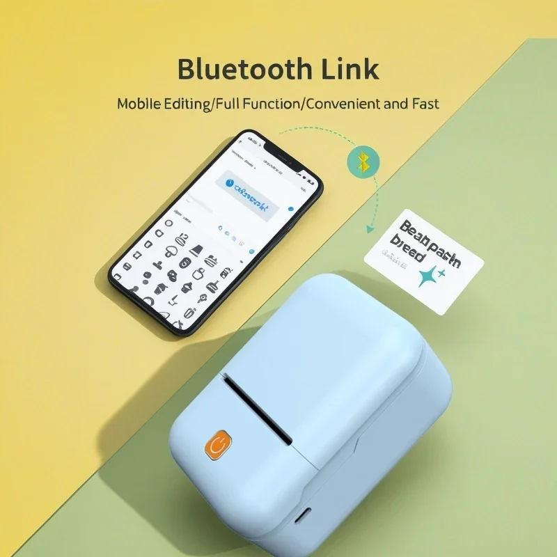

Термопринтер, принтер для этикеток, бумаги, образовательные принадлежности, мини-портативный принтер для наклеек с именем этикеток для студентов, название, ошибка, заметка