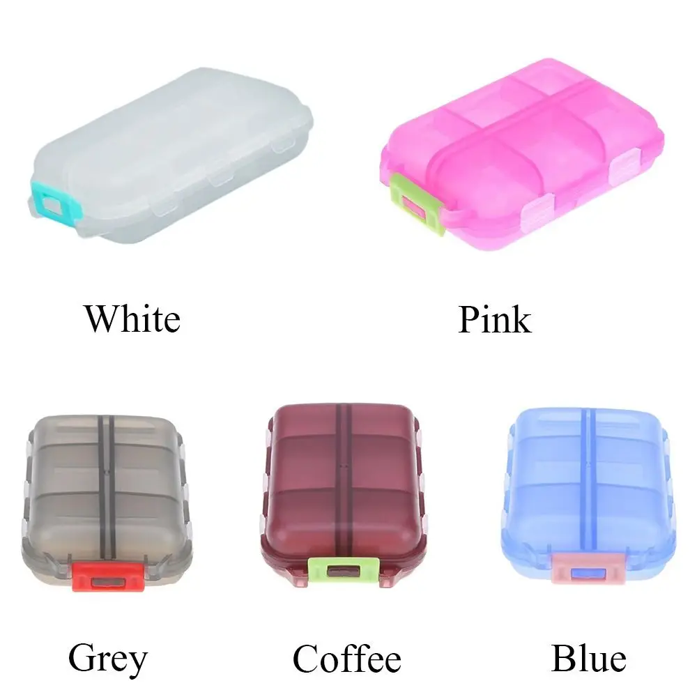 Portable Organiser Dispenser Medicine Tablet Storage Medicine Organizer Box 12 Grid Pill Box Medication Case