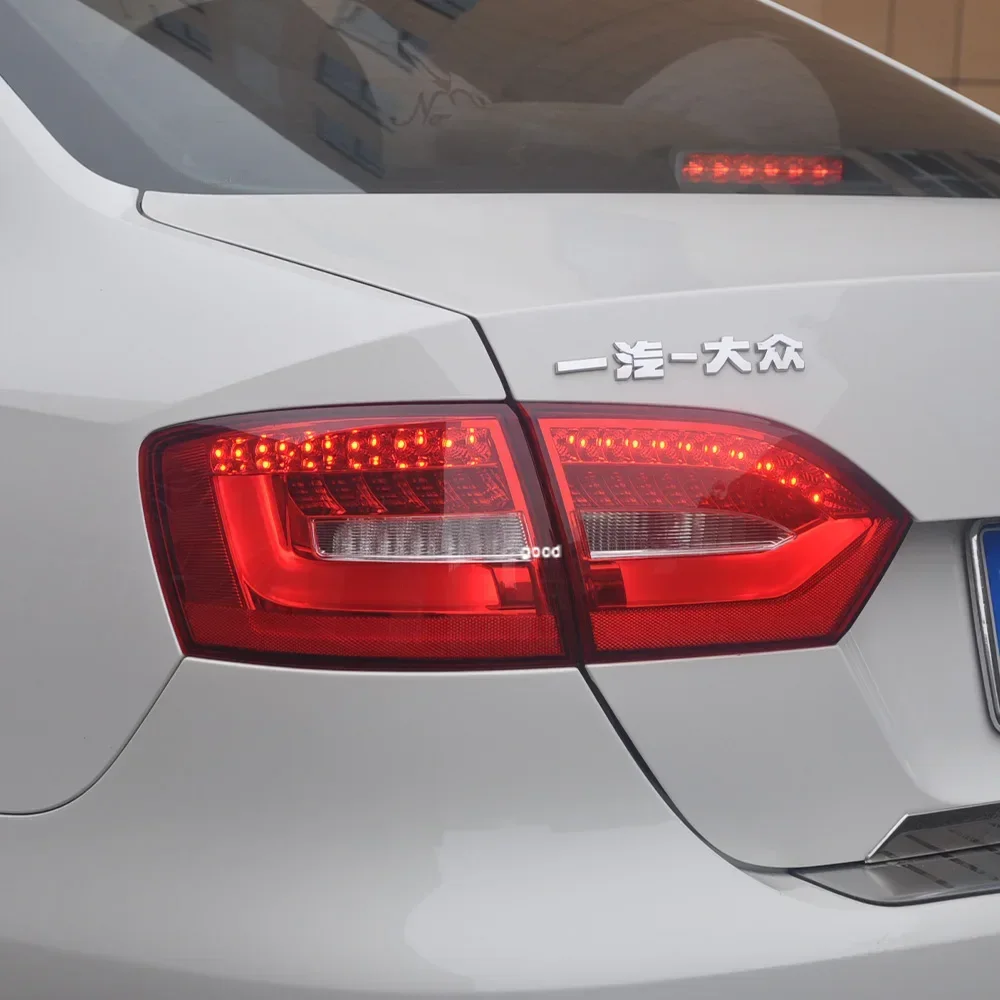 LED Car TailLight for VW MK7 Jetta Sagitar Vento 2011-2014 Auto Back Lamps Assembly Upgrade Flashing Signal Light Accessories