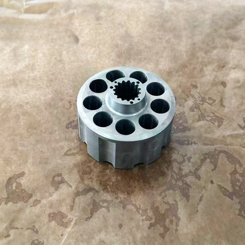 PCR-3B-12A, YC35-6, Rotary motor spare parts, piston shoe, cylinder valve plate, fixing plate, ball guide rail, inclined plate