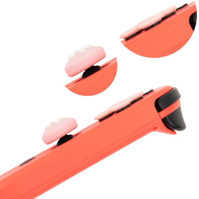 D-سادة التحرك عبر اتجاه زر ABXY مفتاح ملصق المقود متحكم الأصابع xbox one غطاء مقبض ل Nintend التبديل OLED NS الفرح يخدع الجلد حالة