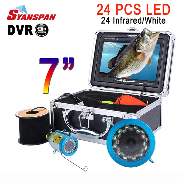 New Pplies Fishing Kayak Equipment 12V Battery Low Range Electronic Fishing Camera Fish Finder Down Imaging