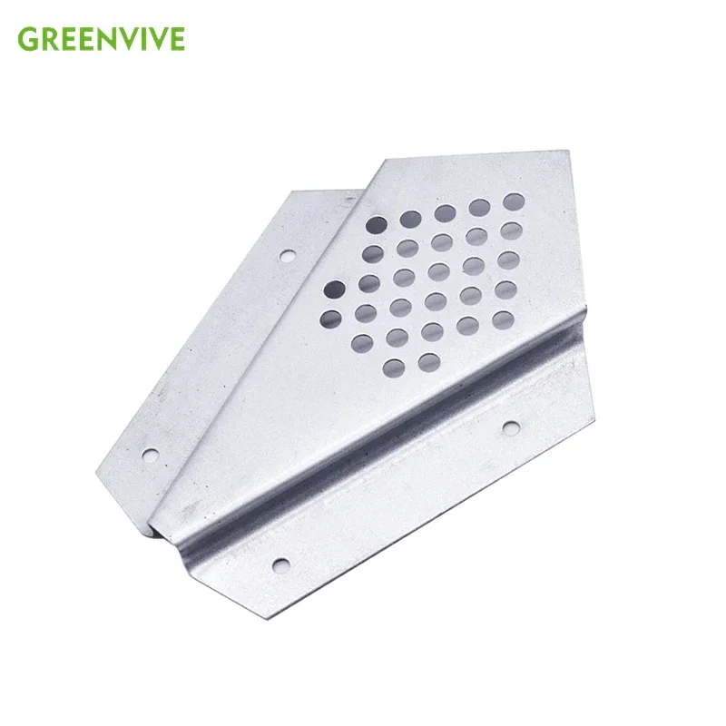 4PCS Bee Corner Escape Beehive Metal Corner Runners Cages Bee Ventilation Vents Bee Escape Box Cages Beehive Entrance Gate