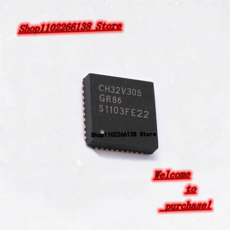 10個-20個-ch32v305gbu6-ch32v305-qfn-28