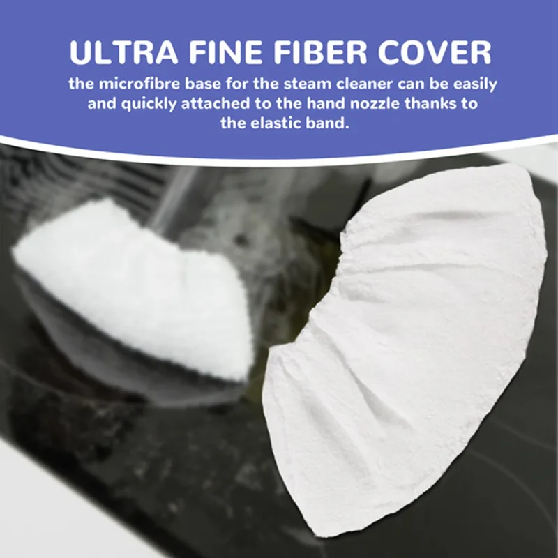 A01V-Microfiber Cover Set For Hand Nozzle Karcher Easyfix Steam Cleaner SC1, SC2, SC3, SC4, SC5