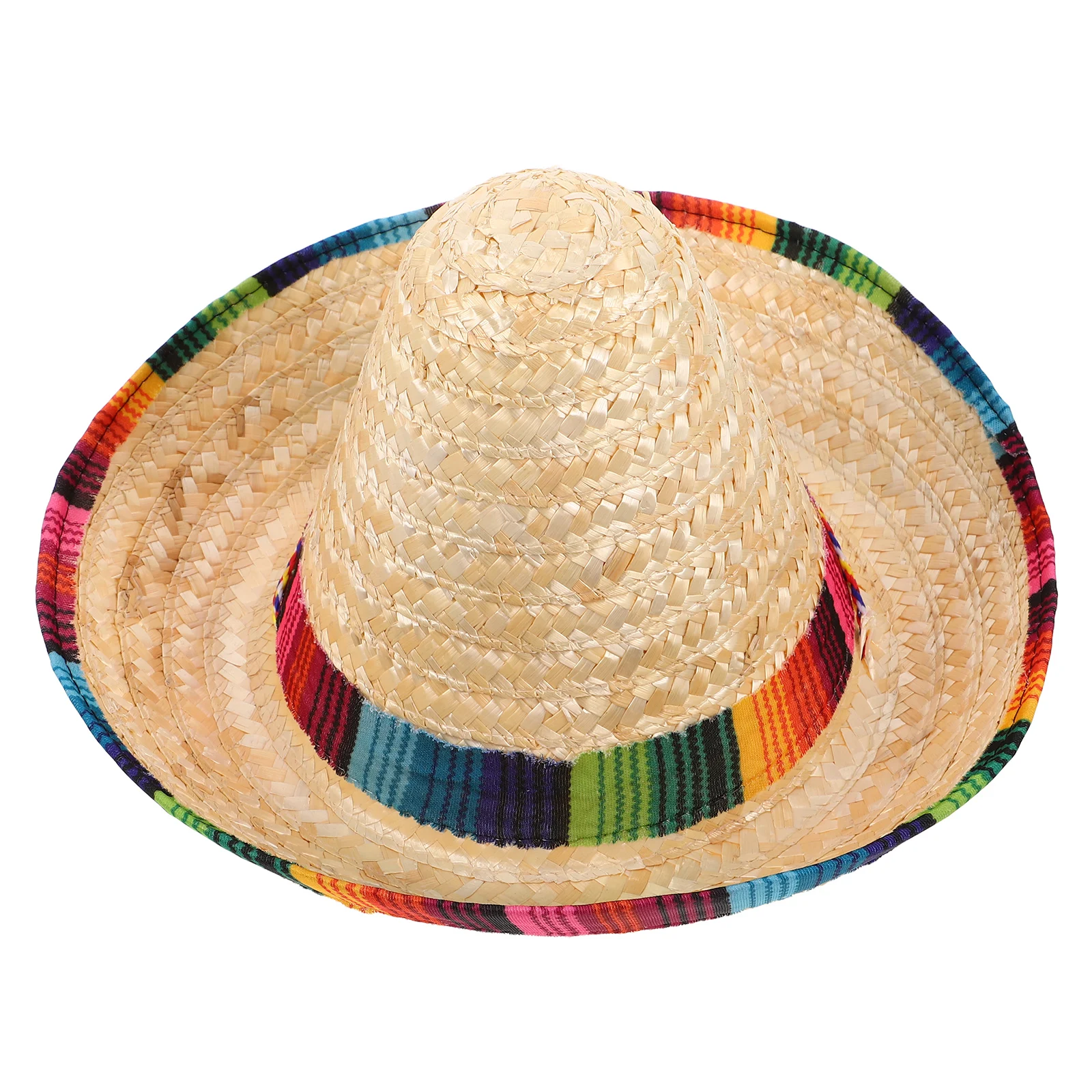 

Mexican Sombrero Hat 43 Cm Diameter Authentic Straw Hats For Fiesta Party Decorations Cinco De Mayo Event Favors Fun Photo