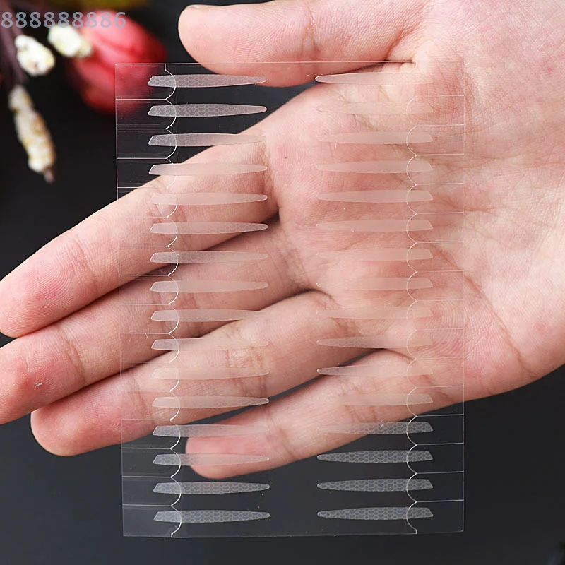 目に見えない二重まぶたテープステッカー 自己粘着式 ナチュラルアイメイクツール S M L - 3/5/10枚入り