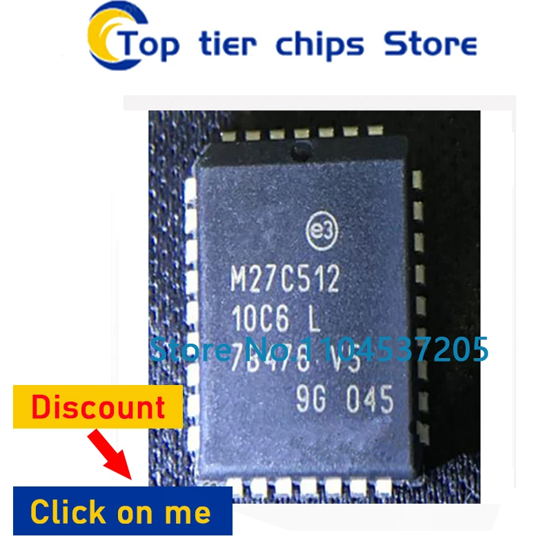 

10Pcs/Lot M27C512 10C6 27C512 M27C512-10C6