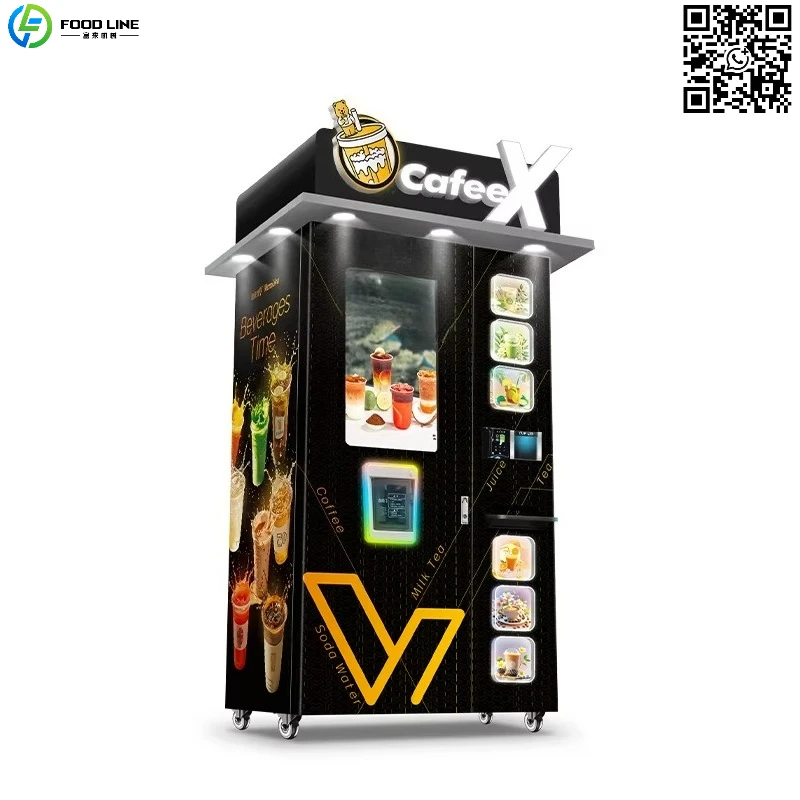 Customized  Drink Machine Party Entertainment Equipment Vending Machine Coffee Grinder Machine Self Ordering Kiosk