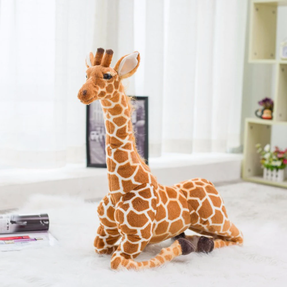 

Моделирование Zoon Animals Жираф Плюшевая игрушка Детский подарок на день рождения Мягкое животное
