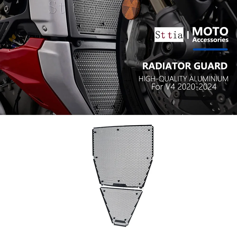 

Для Panigale V4 2021-2024 Street Fighter V4 2020-2024 Edition Защитная решетка радиатора StreetTriple Protector
