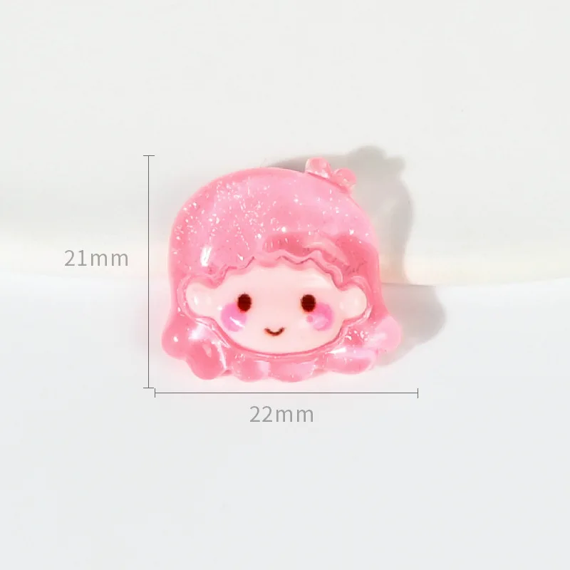 24pcs/Lot Mini Resin Dog Girl Boy Flatback Cabochon Miniature Pattern Applique Ornament Craft DIY Earring Accessories