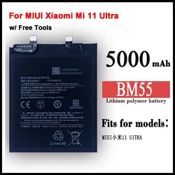 New High Quality BM55 5000mAh Replacement Battery For Xiaomi Mi 11 Ultra + Tools