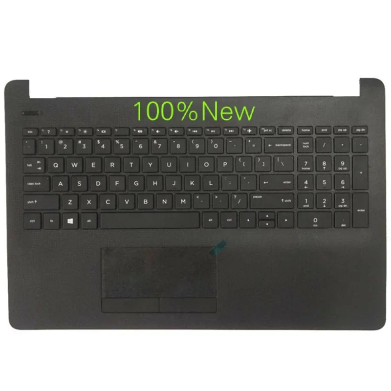 Clavier repose-poignets pour HP, 15rer S015DX, 15rer STrento, WM, 15rer S289WM, 15-bs0 Duration, TouchSub, US 925008-001, AP204000E00