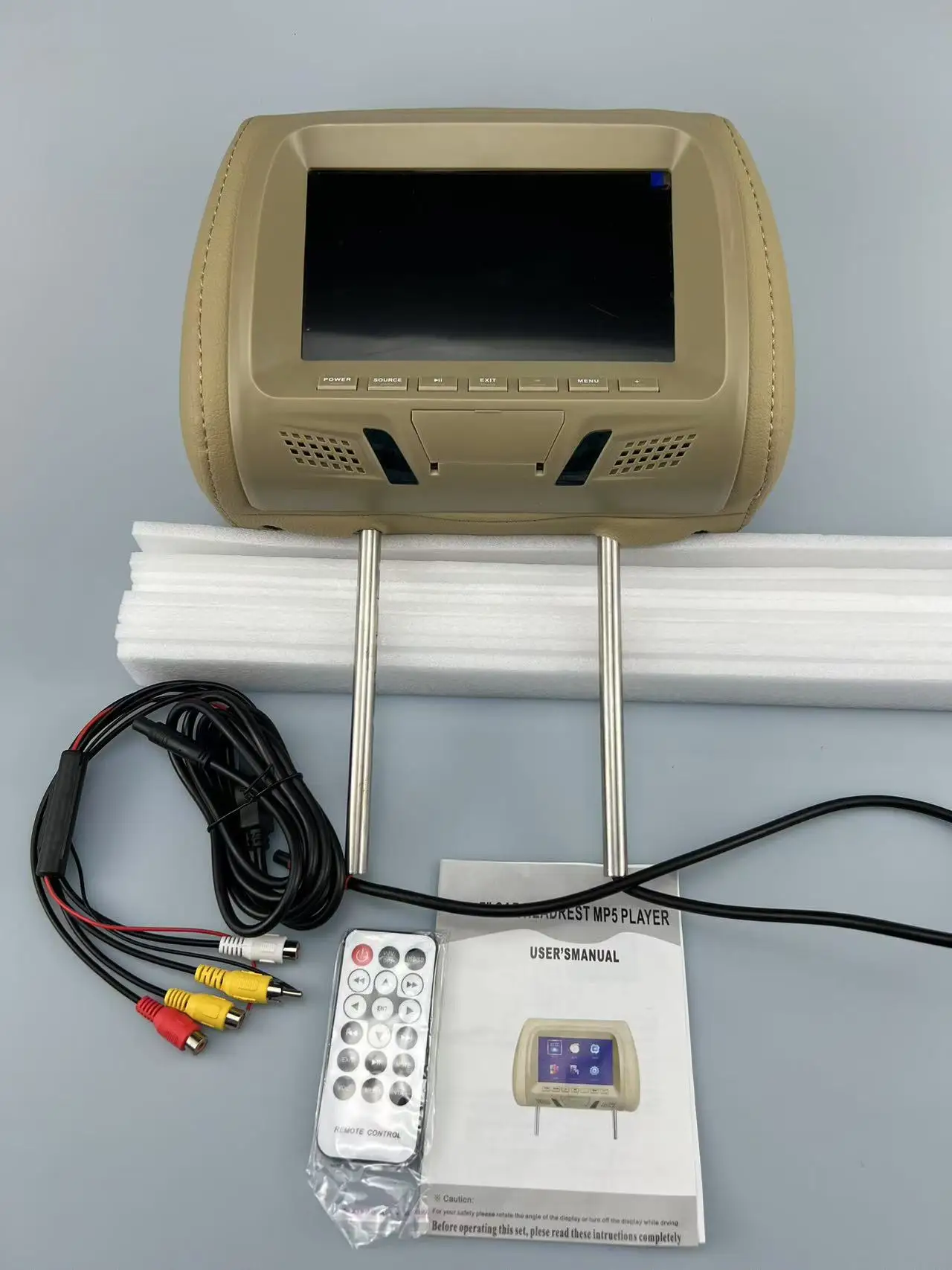 

General 7-inch automotive headrest display Rear seat Entertainment Multimedia player USB SD Rear seat entertainment MP5