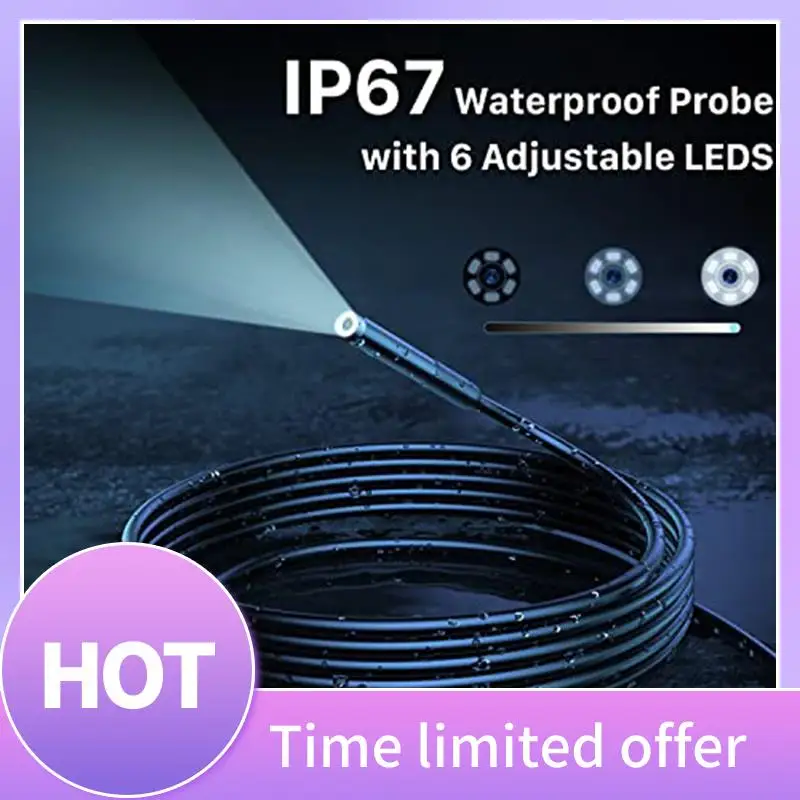 B69C USB Endoscope Type C Borescope For OTG Android Phone 7Mm Inspection Snake Camera