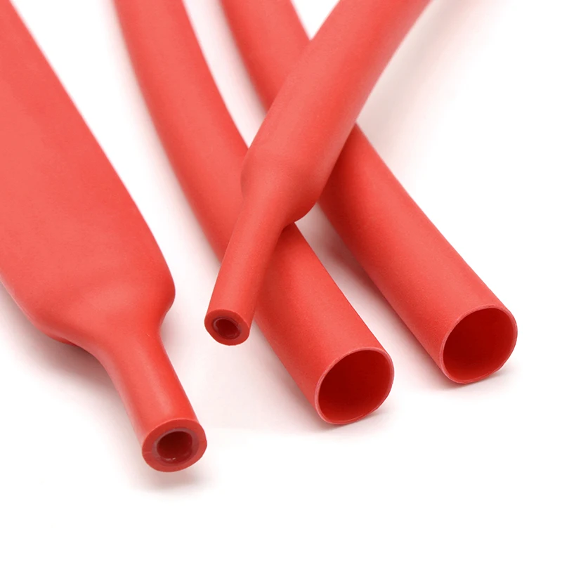 Red 3:1 Heat Shrink Tube With Glue Double Wall 1.6/2.4/3.2/4/6.4/7.9/9.5/12.7/15.4/19.1/25.4/30/39 mm Heat-shrinkable Sheath DIY - Image 4