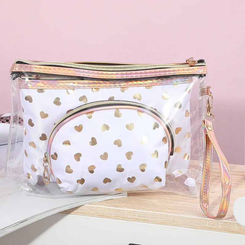 Custodie per Organizer per trucco per ragazze all\'aperto portatili borsa per cosmetici da donna custodia per trucco impermeabile per donna