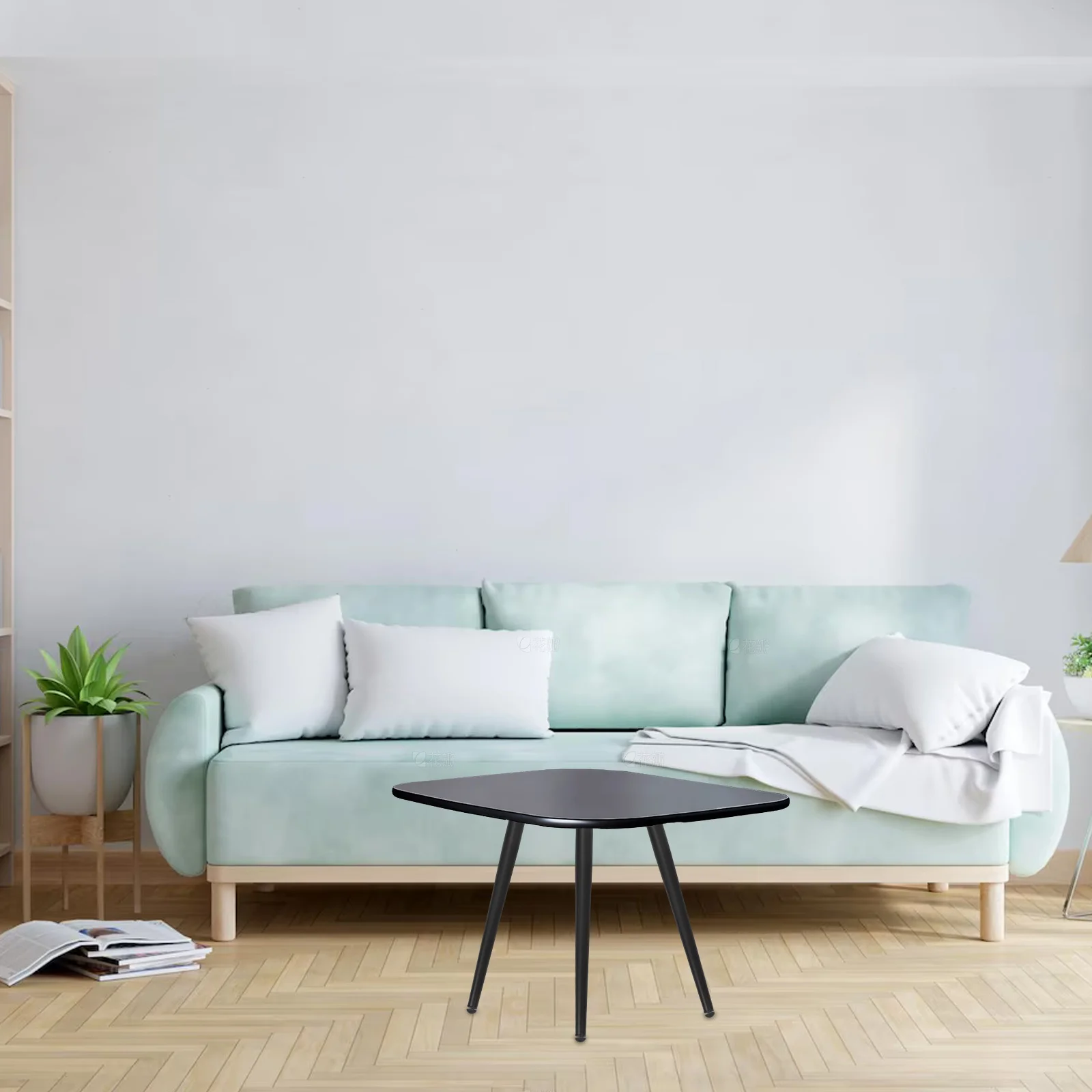 

4Pcs Metal Furniture Legs Sturdy Heavy Duty Round Tube Support for Desk Sofa Cabinet Mid Century Modern Replacement Feet