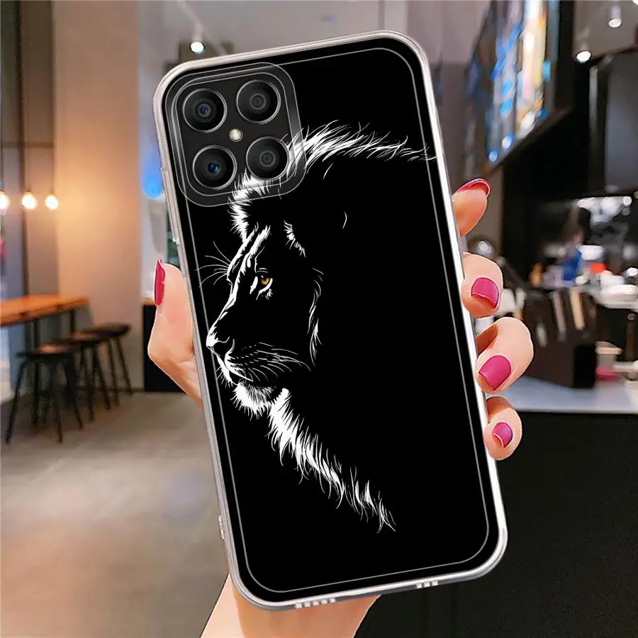 เคสโทรศัพท์ลายเสือสุดเท่ สำหรับ Honor X8a X8b X9b X7b X8 90 Lite X9a