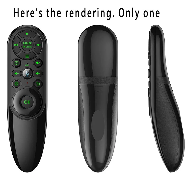 Q9 Backlit Voice Search Wireless Air Mouse Infrared Learning 2.4G Gyroscope For Android TV Box Smart Remote Control