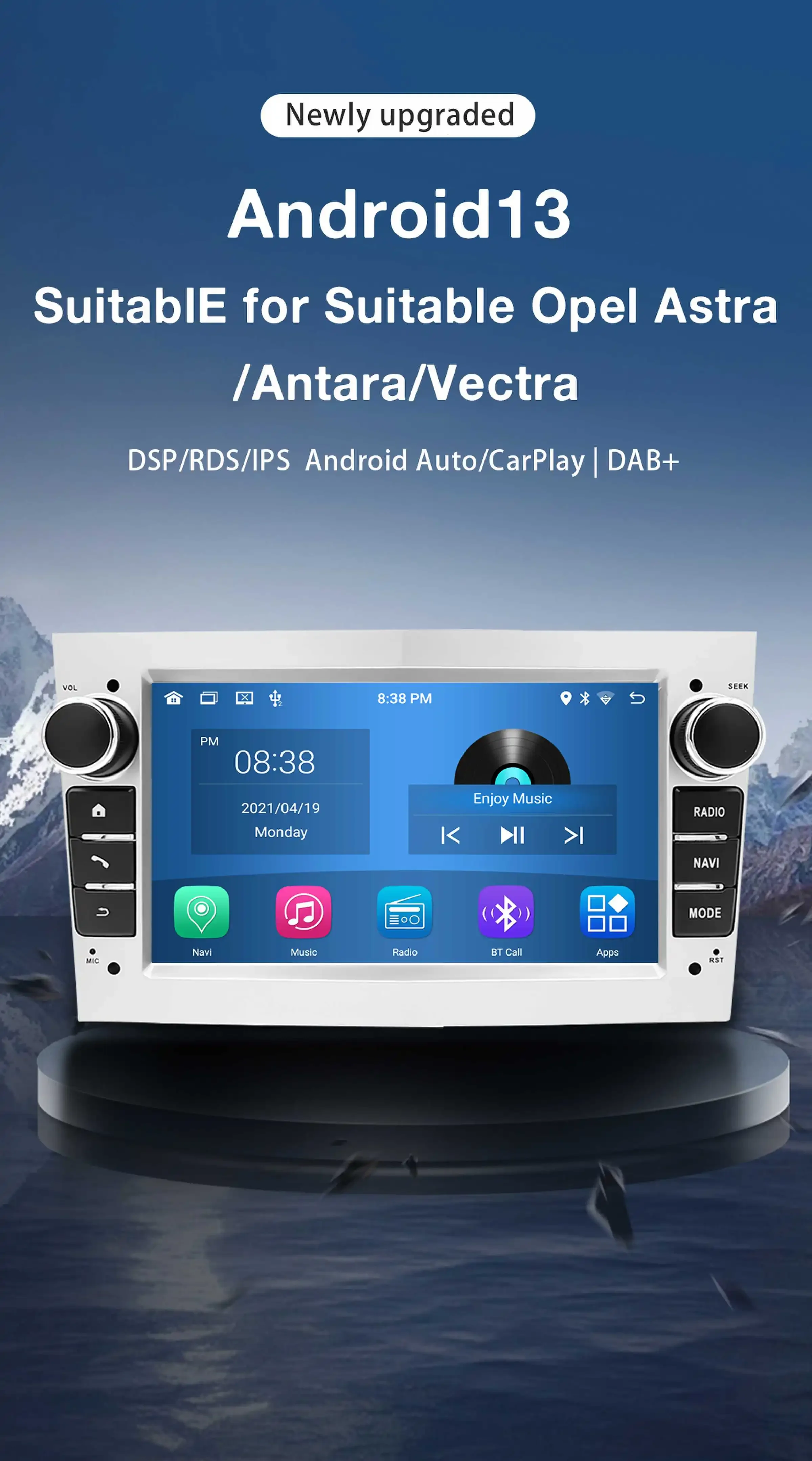 4G Carplay AutoRadio 2 din Android 13 Car Stereo For Opel Vectra C Zafira B Corsa D C Astra H G Jvivaro Meriva Multimedia Audio