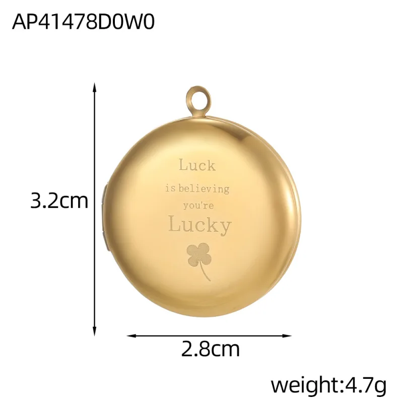Angesagter Vintage DIY-Schmuck Edelstahl Gold PVD-beschichteter Blumen-Weißmuschel-Anhänger für Halsketten- und Ohrringherstellung Zubehör – Detail 4