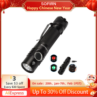 Sofirn SC31 Pro 6500K SST40 2000LM Anduril 2.0 Powerful 18650 Flashlight  5V/2A Portable Rechargeable LED Lantern USB C Torch