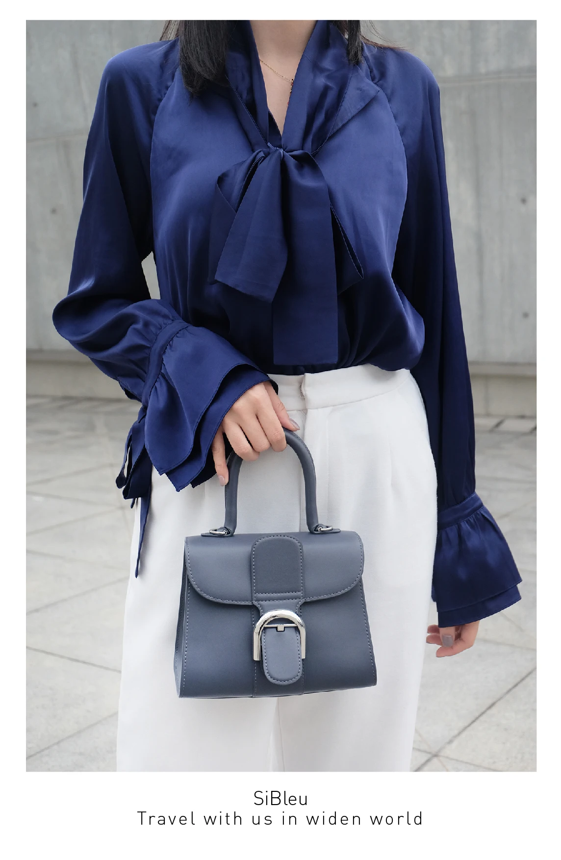 

Si Bleu Original Sa Bell Sve V Ne Tie Versatile irt, полиэстер, длинный рукав, стандартная длина, прямой крой, для повседневной носки