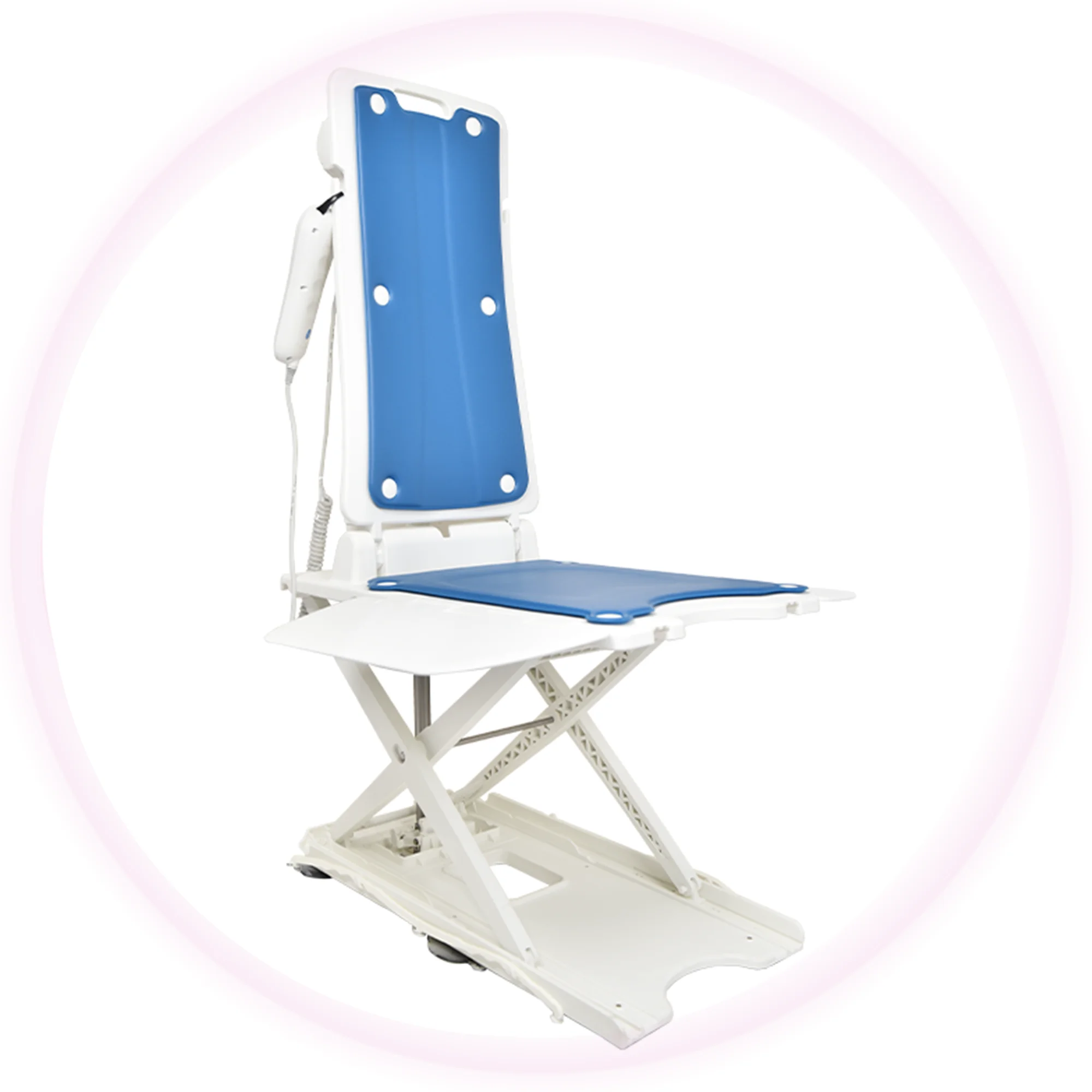 الجملة كرسي الاستحمام المسنين دوران 360 درجة رفع كهربائي كرسي حمام حوض الاستحمام البراز #3