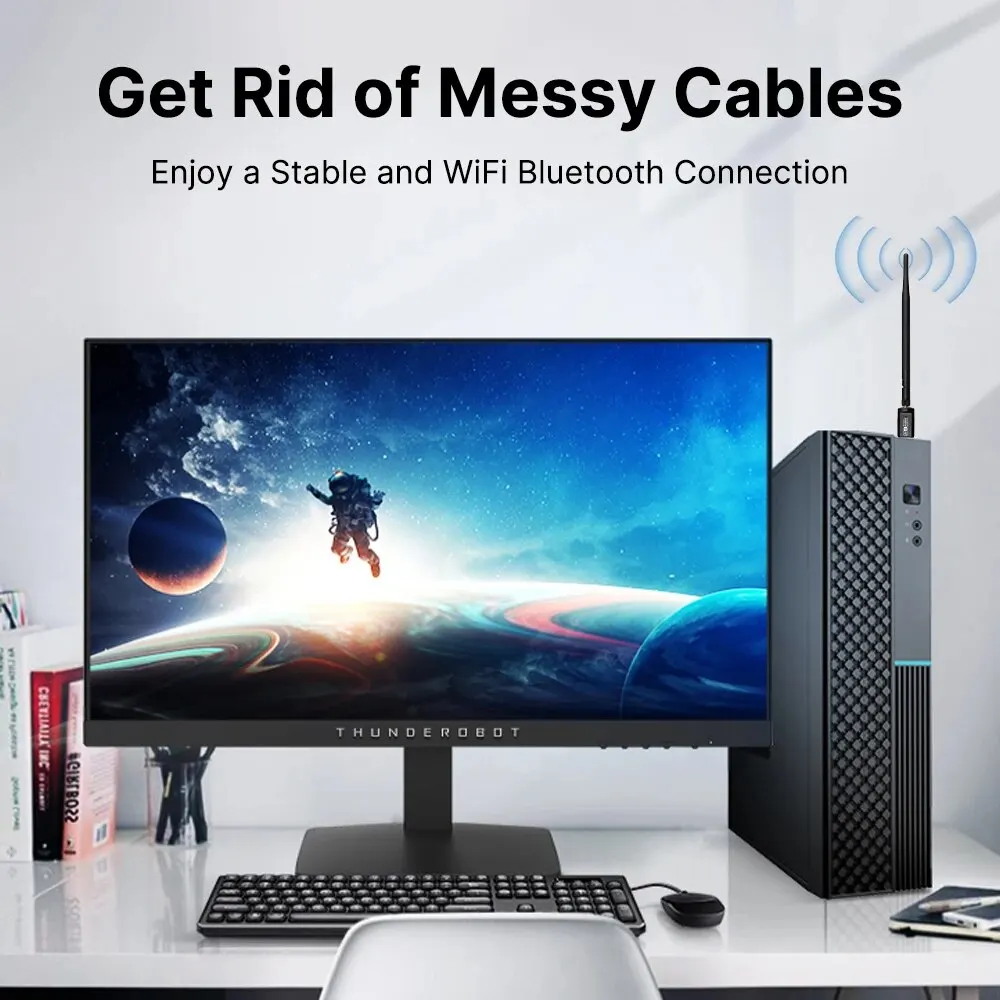 WiFi USB Adapter AX900 Bluetooth 5.3 Wireless Dual Band 2.4G/5GHz Wi-Fi Antenna USB Dongle Recevier For PC/Laptop Driver Free